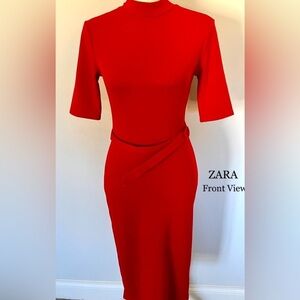 ZARA “red dress”Size Small